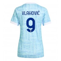 Fotballdrakt Dame Juventus Dusan Vlahovic #9 Bortedrakt 2025-26 Kortermet Fotballdrakt Dame Juventus Dusan Vlahovic #9 Bortedrakt 2025-26 Kortermet